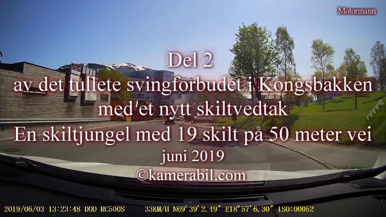 Del 2 av svingforbudet i Kongsbakken juni 2019